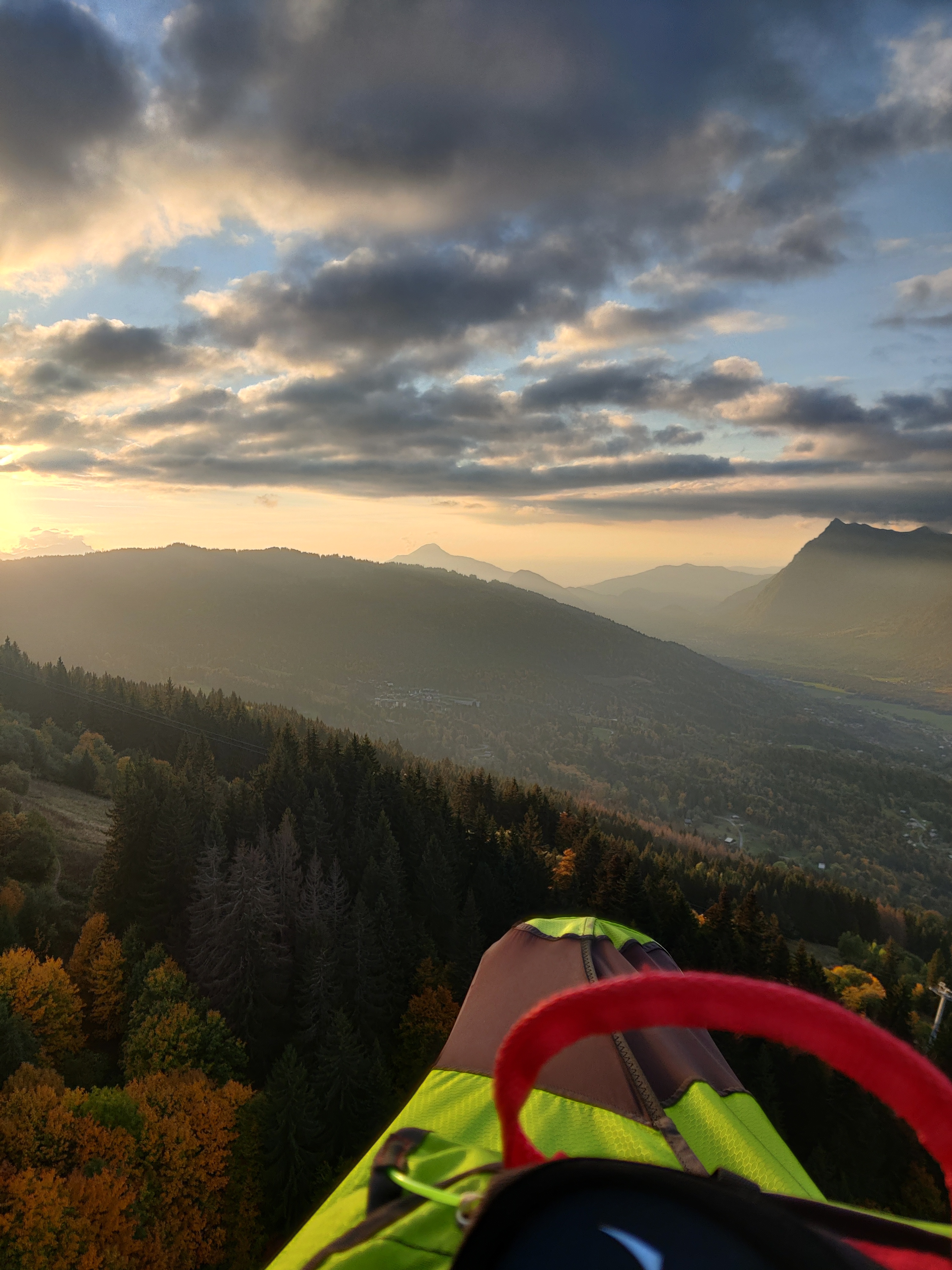 avondvlucht in Samoens